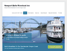 Tablet Screenshot of newportbelle.com